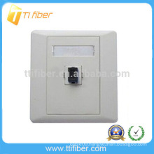 Single Port Duplex SC Fiber Optic Faceplate/ Wall Plate